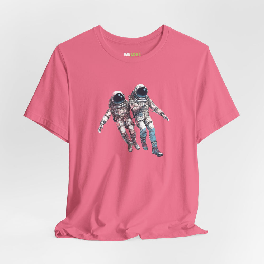 We're Floating As One Astronaut Sci-Fi T-Shirt-welovescifi.net