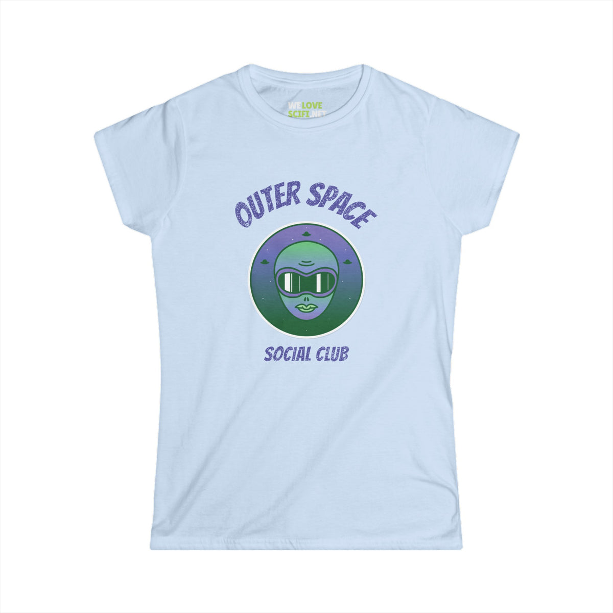 Outer Space Social Club Tee | Women's Astronaut T-Shirt