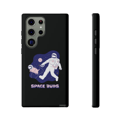 Space Buds Samsung Galaxy Cases Astronaut Dog SciFi Design