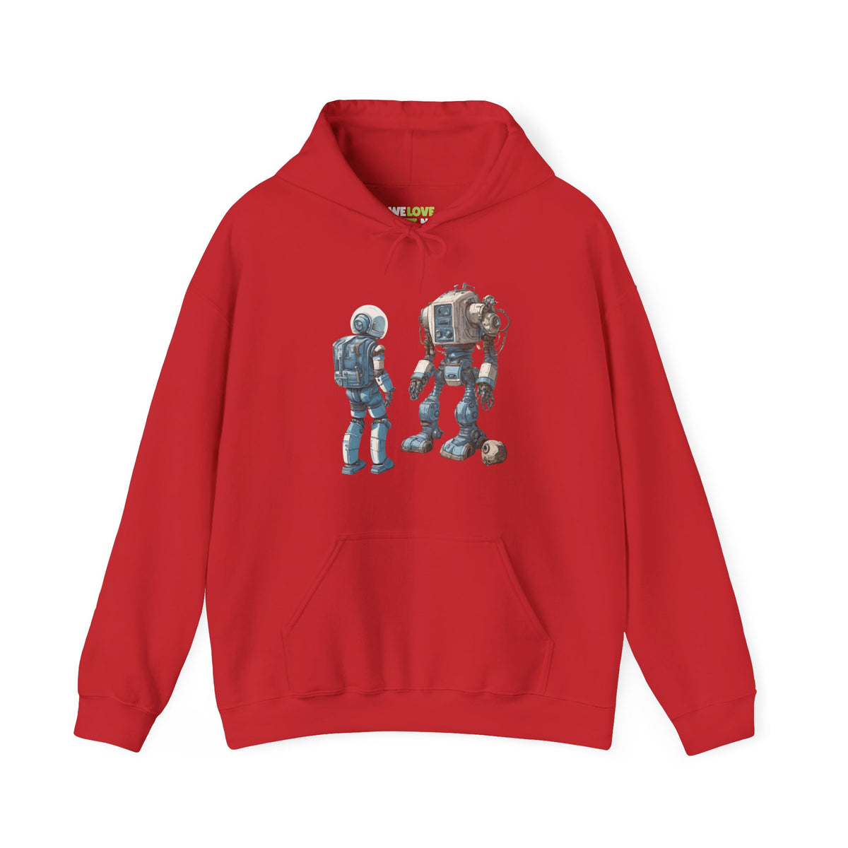 party robot hoodie-Party Robot Sci-Fi Hoodie-welovescifi.net