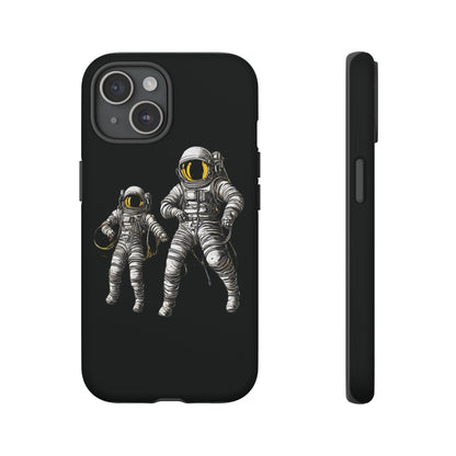 Astronauts Floating Tough iPhone Mobile Cases-welovescifi