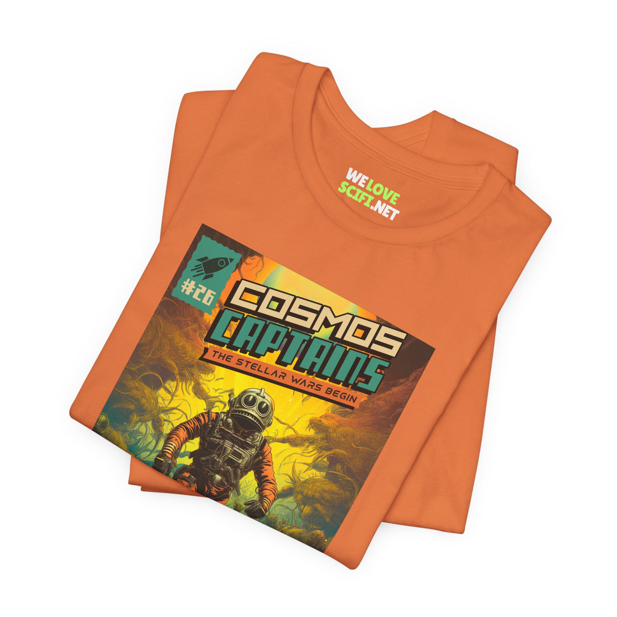 Cosmos Captains Retro Sci-Fi T-Shirt-welovescifi.net