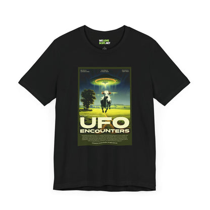 UFO Encounters Retro Sci-Fi T-Shirt-welovescifi.net