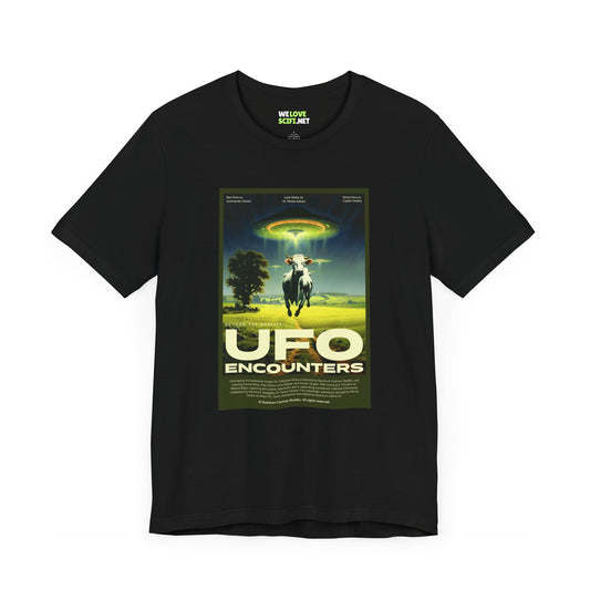 UFO Encounters Retro Sci-Fi T-Shirt-welovescifi.net