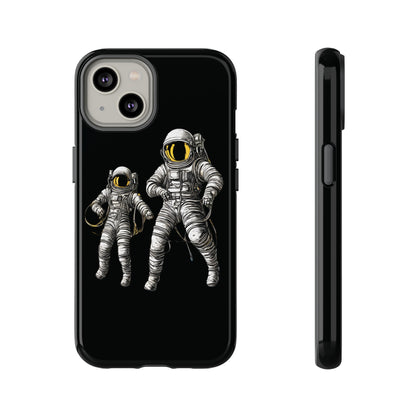 Astronauts Floating Tough iPhone Mobile Cases-welovescifi