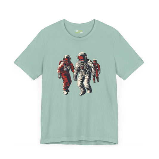 Astronauts In Red Sci-Fi T-Shirt-welovescifi.net