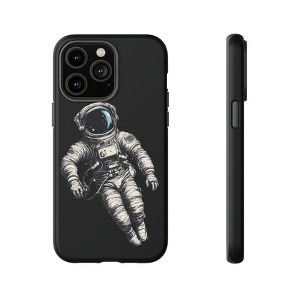 Floating Astronaut SpaceArt Sci-Fi Tough iPhone Mobile Cases