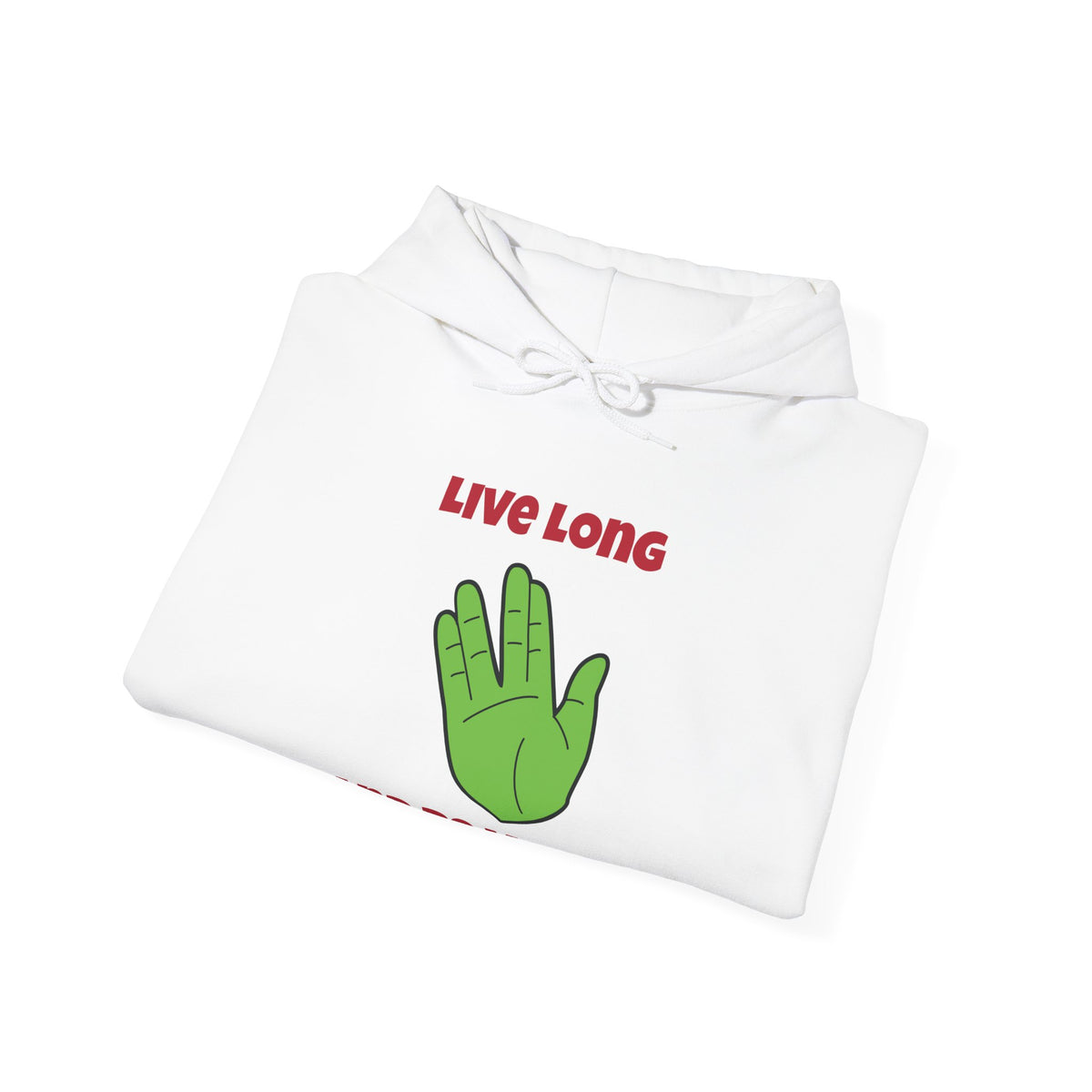 Live Long And Be Merry Funny Spock Christmas Unisex Hoodie-welovescifi.net