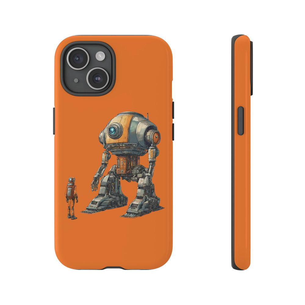 Robot Space Art iPhone Cases | Sci-Fi Tough Mobile Covers