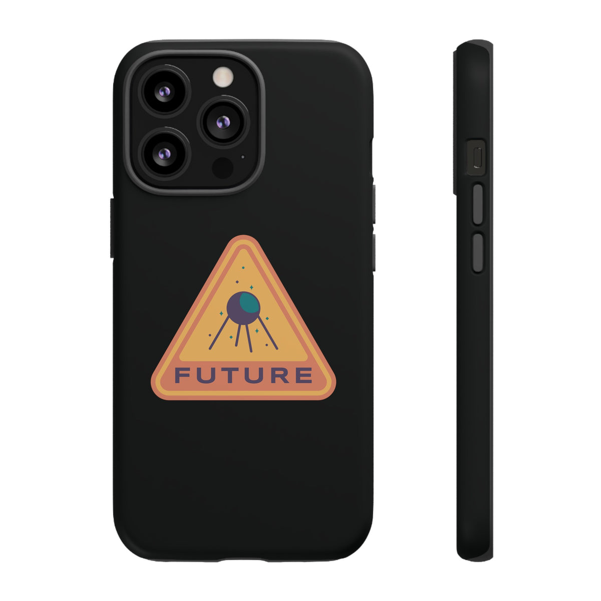 Future Retro Sign SciFi Tough iPhone Mobile Case-welovescifi