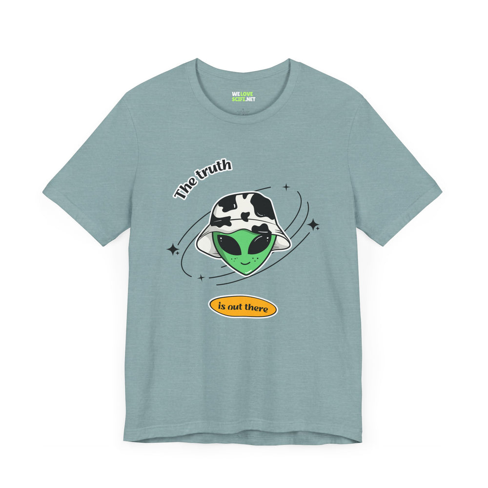 The Truth is Out There Cow Hat UFO Sci-fi T-shirt