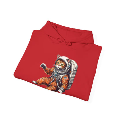 Redhead Spacecat Astronaut Hoodie - Cool Sci-Fi Sweatshirt