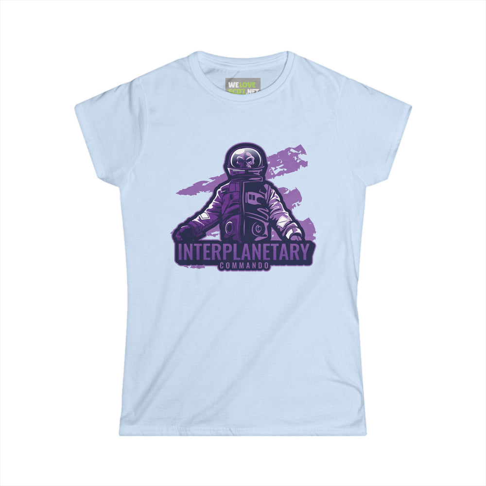 Interplanetary Commando Astronaut Woman Tee - Sci-Fi Apparel