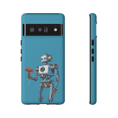 You Never Bring Me Flowers Robot SpaceArt Tough Google Pixel Mobile Cases-welovescifi.net