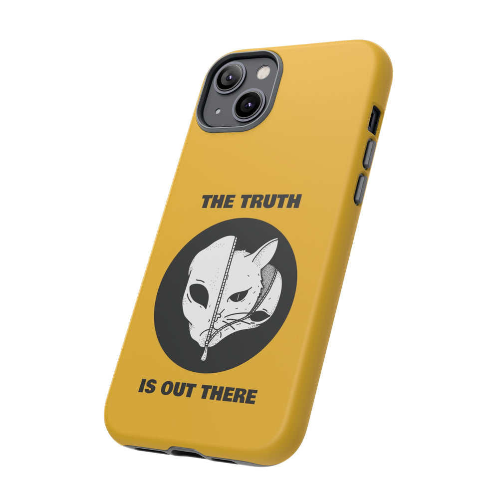 The Truth Is Outthere Funny Cat UFO Tough iPhone Mobile Cases-welovescifi.net