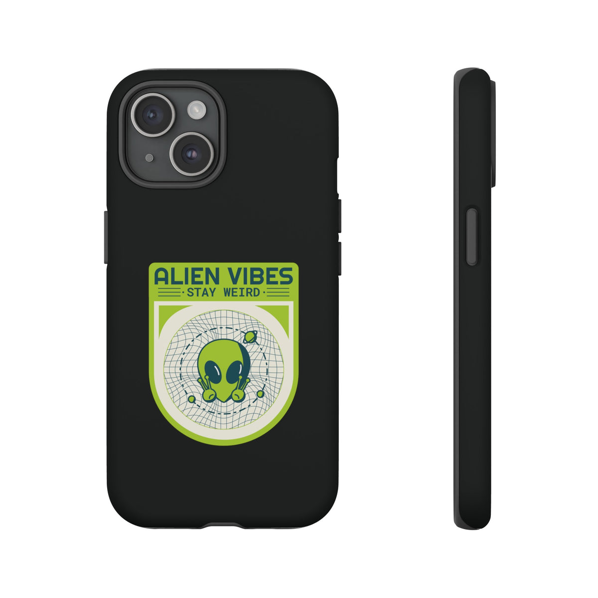 Stay Weird UFO Sci Fi Tough iPhone Mobile Cases WeLoveSciFi