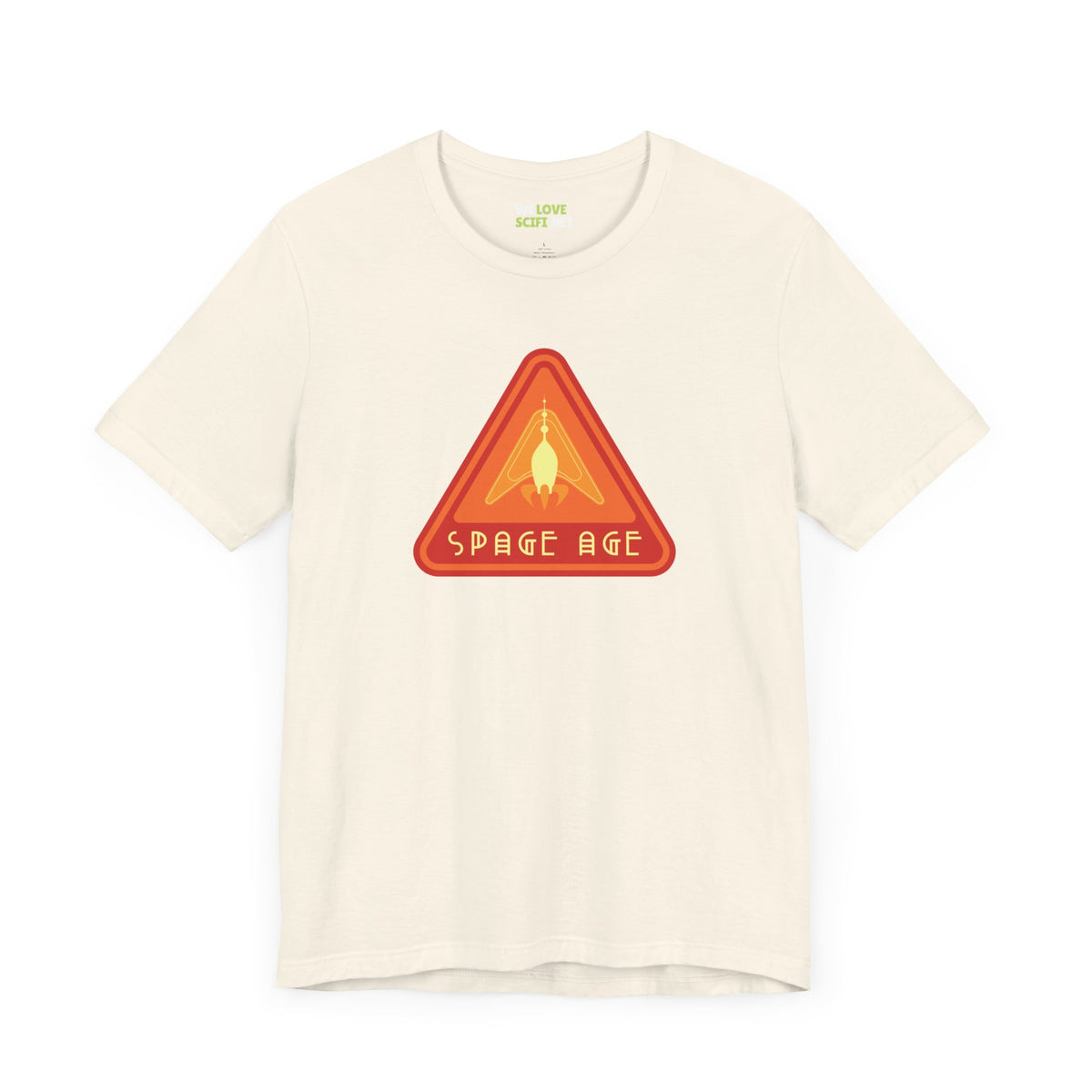 Space Age Sign Retro Sci-Fi T-Shirt - We Love Sci-Fi