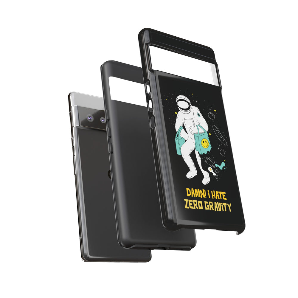 Zero Gravity Funny Astronaut Sci-Fi Tough Google Pixel Mobile Cases-welovescifi.net