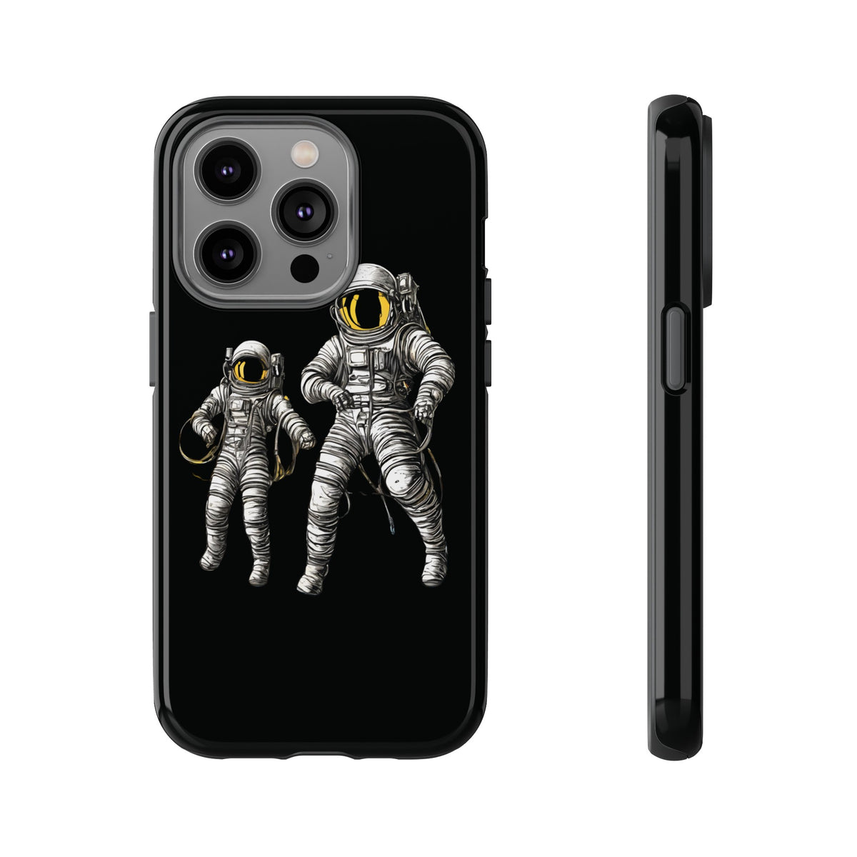 Astronauts Floating Tough iPhone Mobile Cases-welovescifi