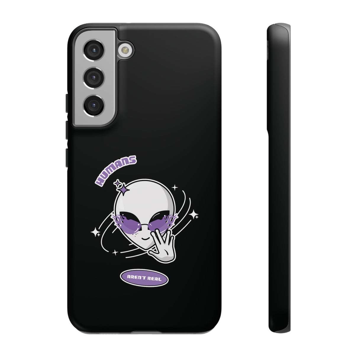 Sci-Fi Mobile Cases Humans Aren't Real UFO Samsung Galaxy