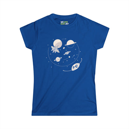 Space Station Tee - Women's Sci-Fi Art Shirt | WeLoveSciFi