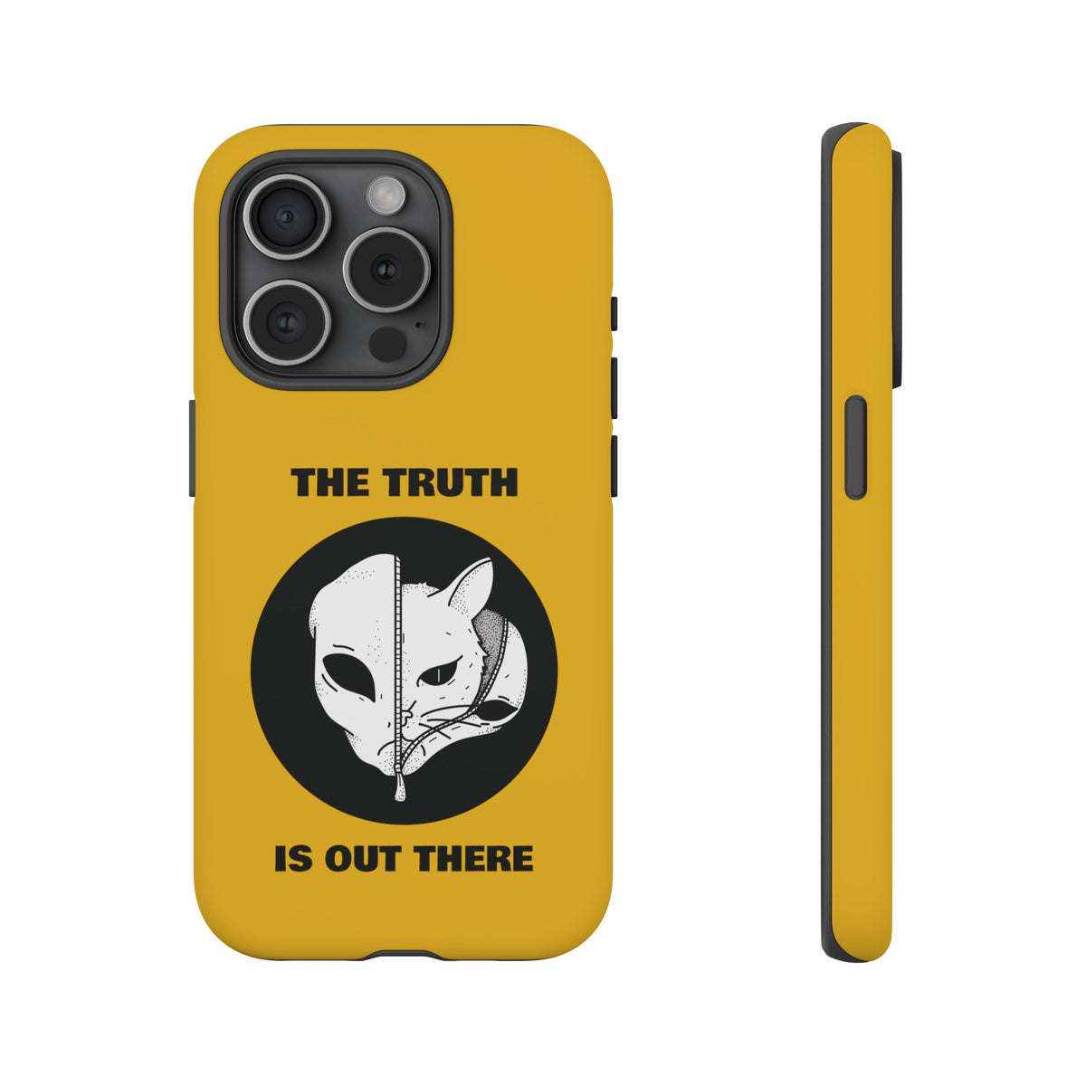 The Truth Is Outthere Funny Cat UFO Tough iPhone Mobile Cases-welovescifi.net