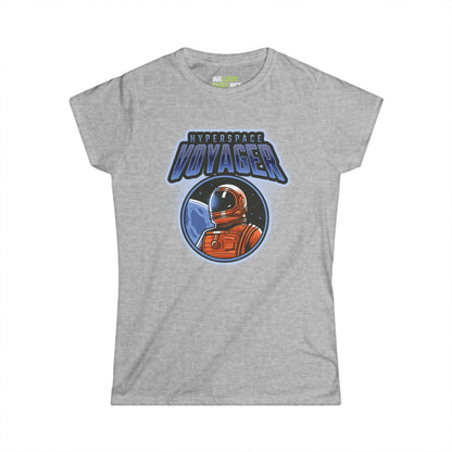 Hyperspace Voyager Astronaut Woman's Tee | WeLoveSciFi