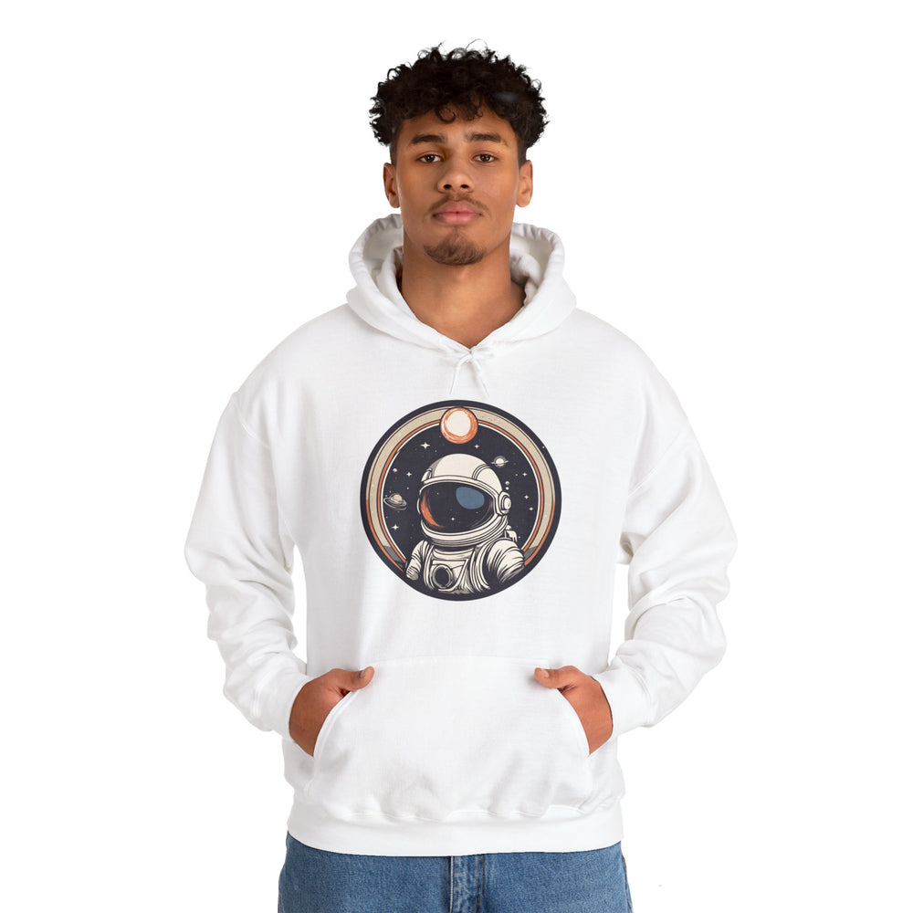 Welcome To Space Age Astronaut Spaceart Sci-Fi Hoodie-welovescifi.net