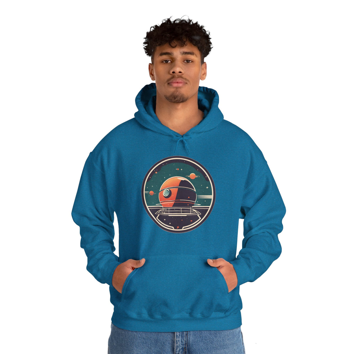 Space Art Hoodie - Station No.101 Sci-Fi Hoodie