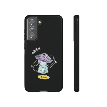 Sci-Fi UFO Samsung Galaxy Mobile Cases - Funny Roswell Cow