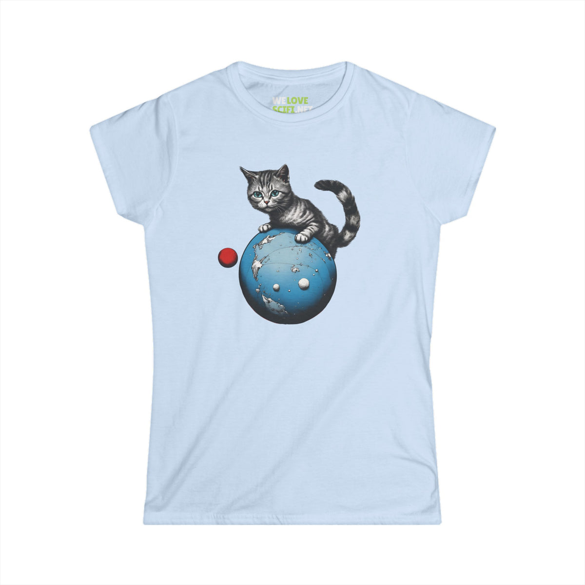 Space Player Cat 3 Woman's Tee - Sci-Fi Clothing