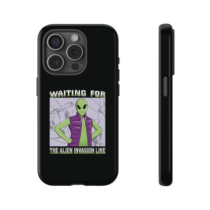 Waiting For The Alien Invasion Like Sci-Fi Tough iPhone Mobile Cases-welovescifi.net