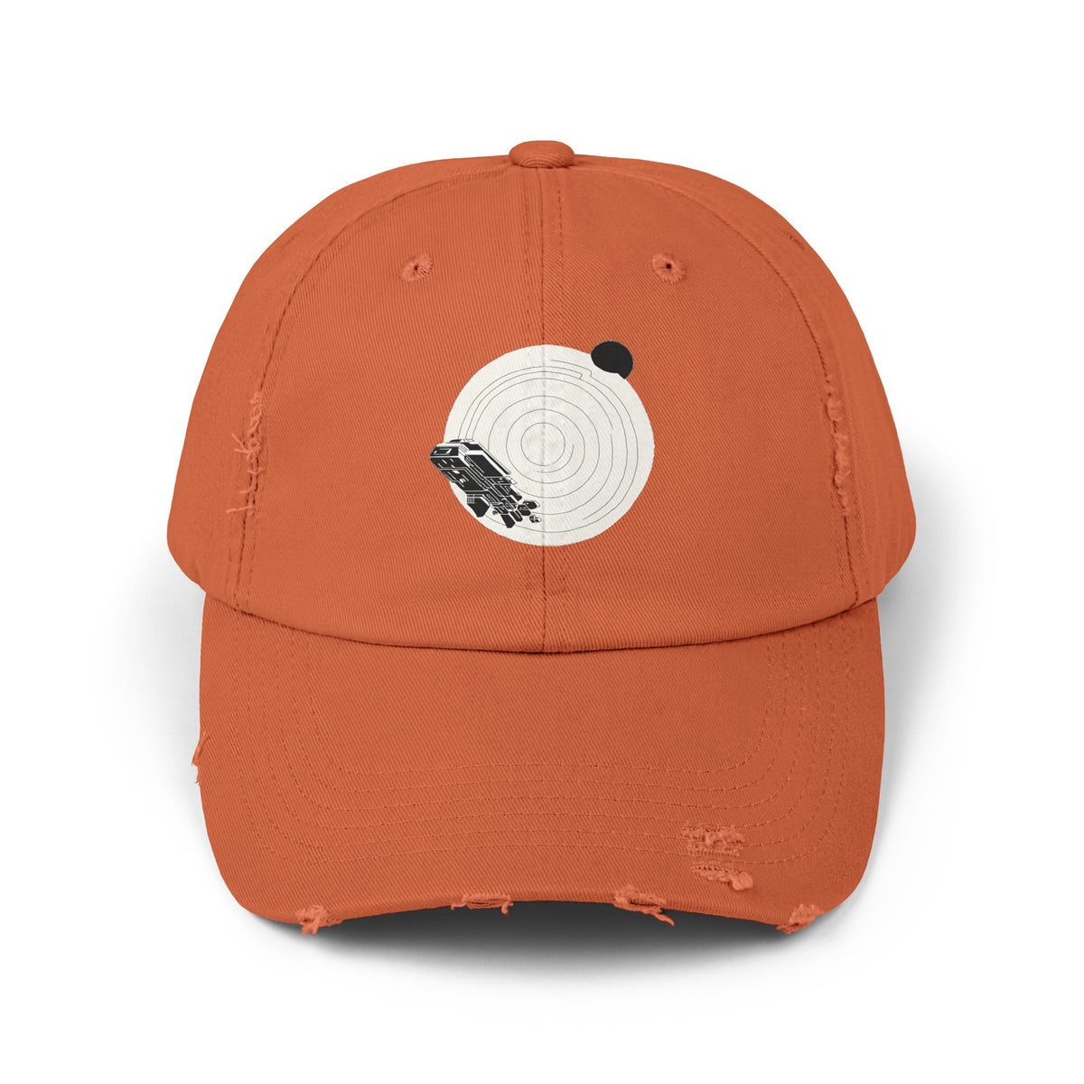 SpaceJump Retro Distressed Cap | Unique SpaceArt Design