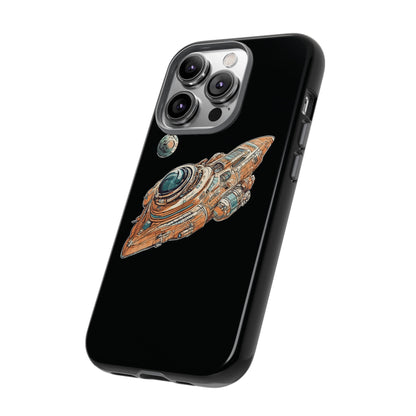 Durable Spaceship-76 Tough iPhone Cases