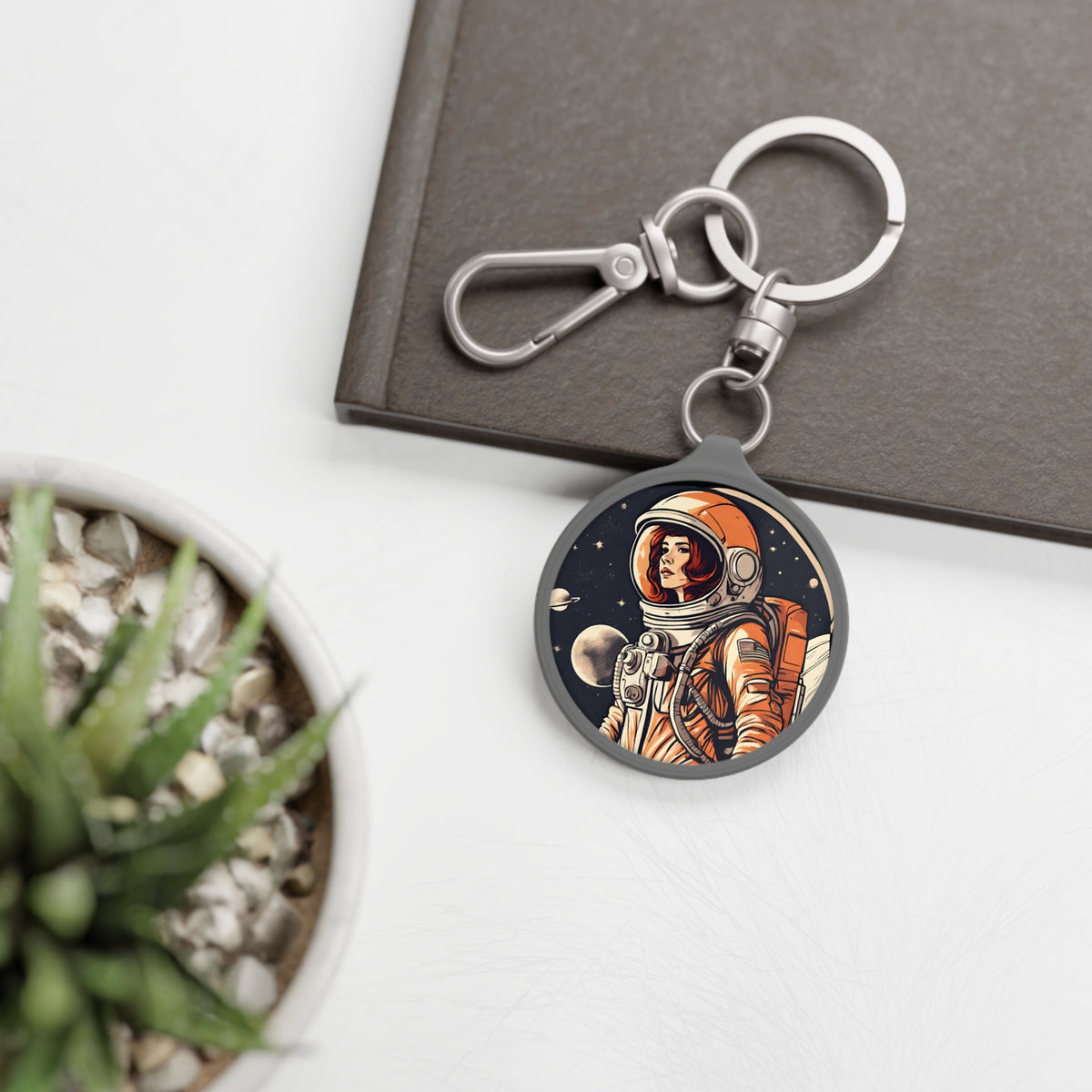 Astro Woman Keyring Tag-welovescifi.net