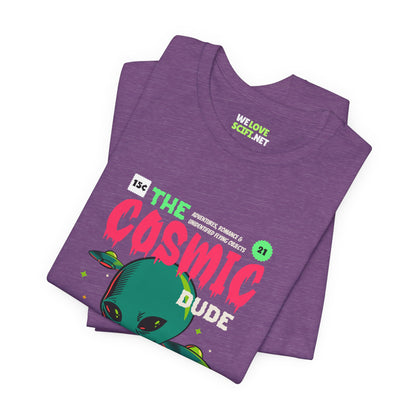 The Cosmic Dude Comic Retro UFO Sci-Fi T-Shirt