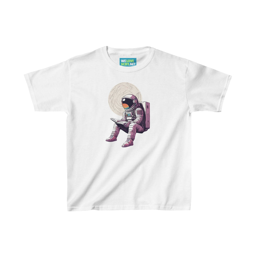 Read-That-Book-SpaceArt Astronaut Kids Heavy Cotton™ Tee