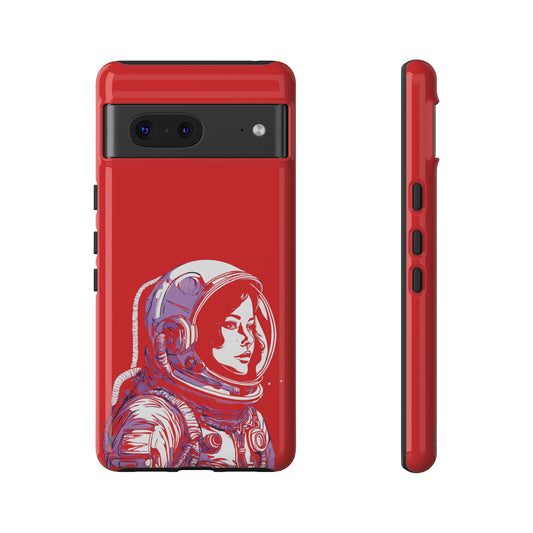 Duotone SpaceGirl SpaceArt Tough Google Pixel Mobile Cases