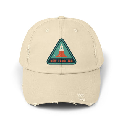 New Frontier Sci-Fi Distressed Cap – Unisex Sci-Fi Hat