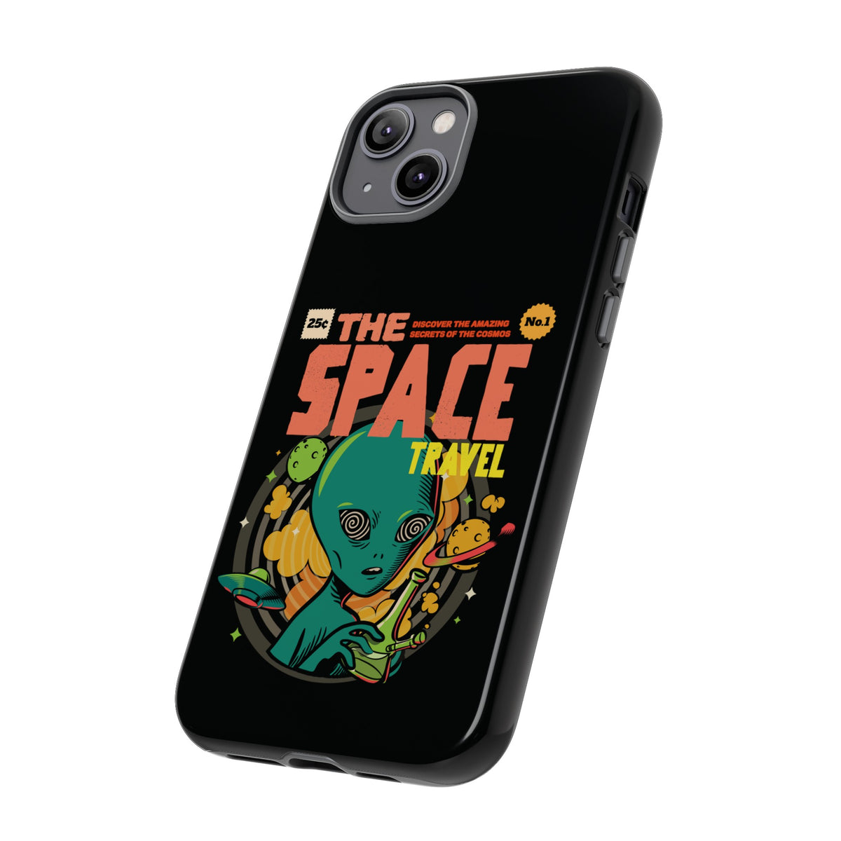 Sci-Fi Phone Case | Space Travel Comic UFO iPhone Cover