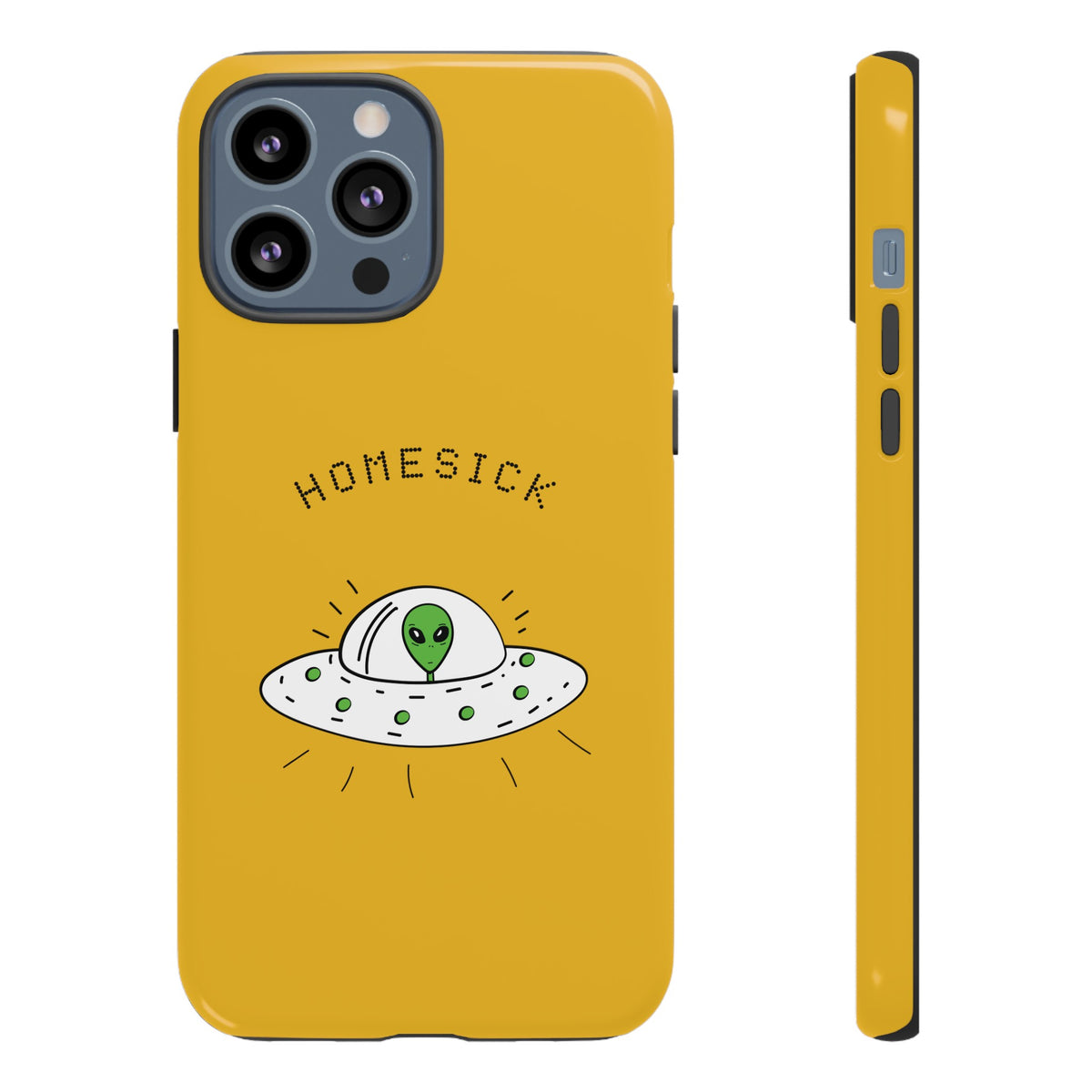 Funny UFO iPhone Cases Homesick Sci-Fi Tough Mobile Covers