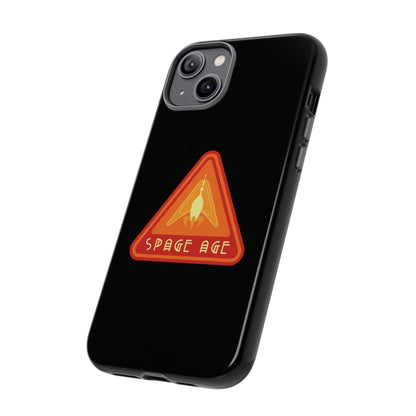 Space Age Retro Sci-Fi Tough iPhone Mobile Cases