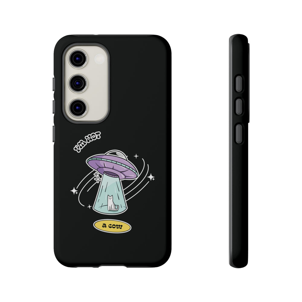 Sci-Fi UFO Samsung Galaxy Mobile Cases - Funny Roswell Cow