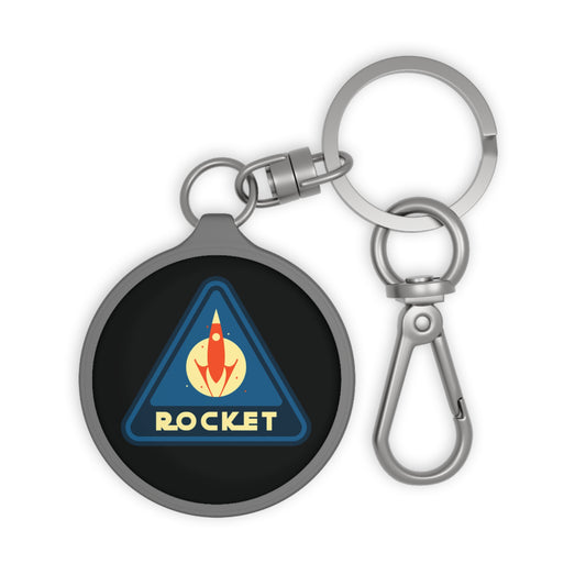 Rocket Sign Keyring Tag-welovescifi.net