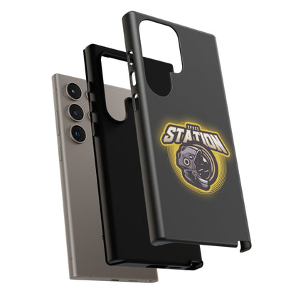 Space Station Astronaut Galaxy Cases