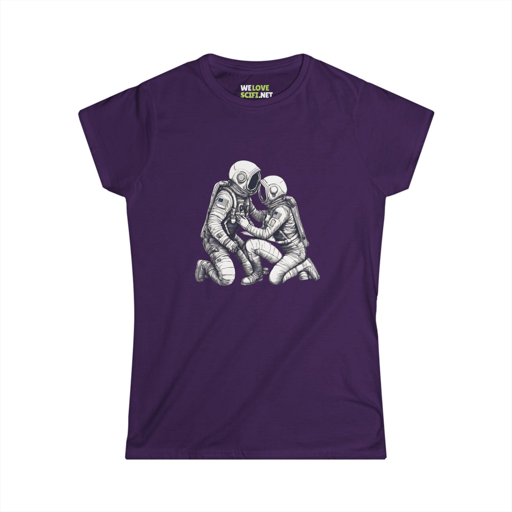 Here for You Space Art Sci-Fi Woman's Tee