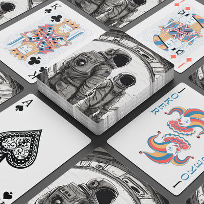 Team Astronaut Poker Playing Cards