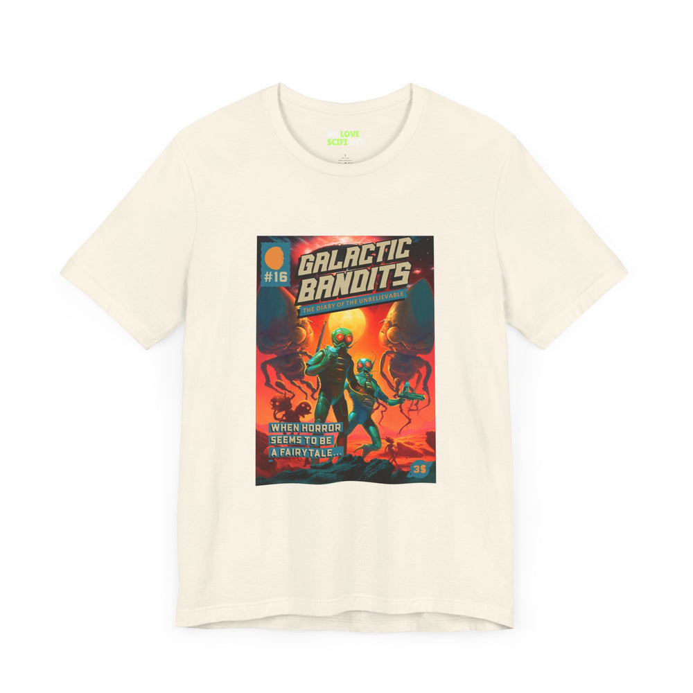 Galactic Bandits Retro Sci-Fi T-Shirt-welovescifi.net