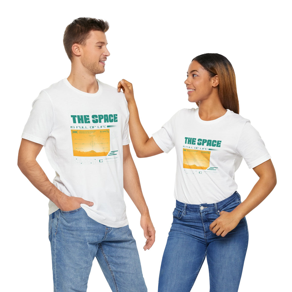 The Space is Full of Life - UFO Sci-Fi T-Shirt