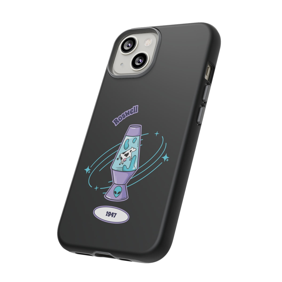 Roswell Cow iPhone Case - Funny Sci-Fi Tough Mobile Cover